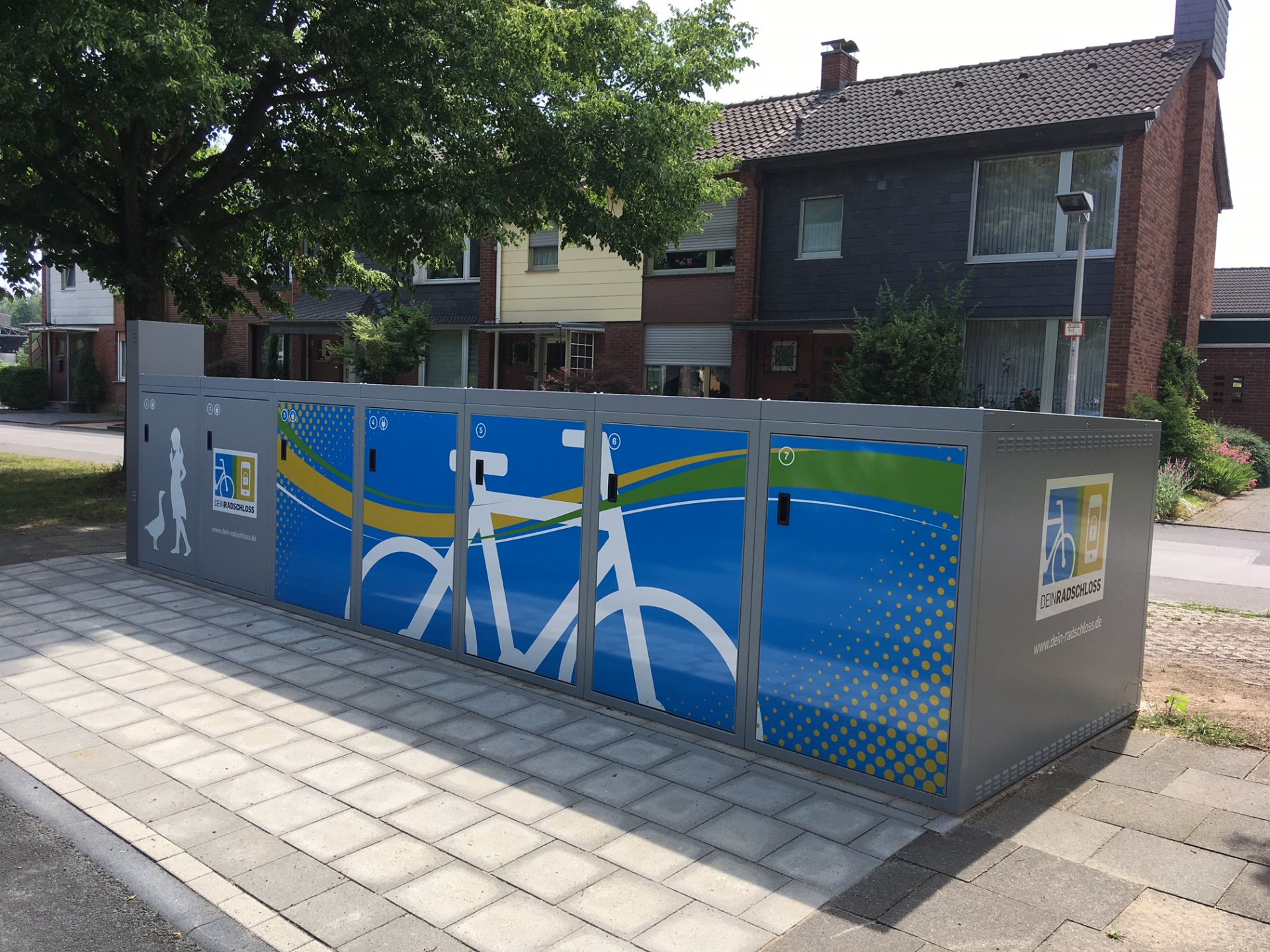 DeinRadschloss-Fahrradboxen Monheim am Rhein Opladener Straße