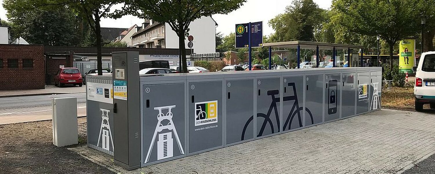 DeinRadschloss-Fahrradboxen in Essen am Karlsplatz