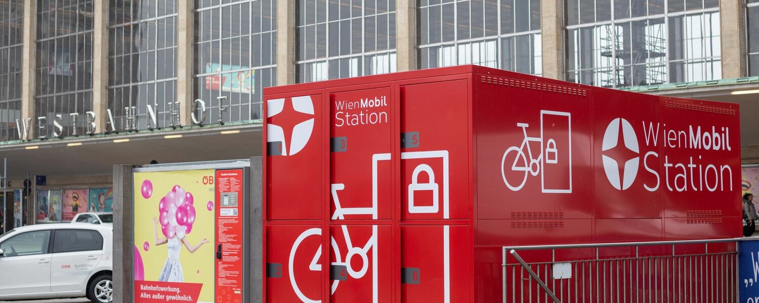 Erste Fahrradboxen in Wien Kienzler