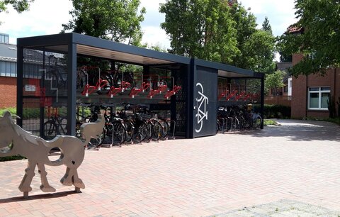 Fahrradsammelschließanlage von Kienzler Stadtmobiliar Fahrradsammelschließanlage von Kienzler Stadtmobiliar