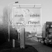 Entwicklung und Vermarktung der City Light Board als neuartiges Produkt in der Familie der Werbeträger. City Light Board aus dem Jahre 1996