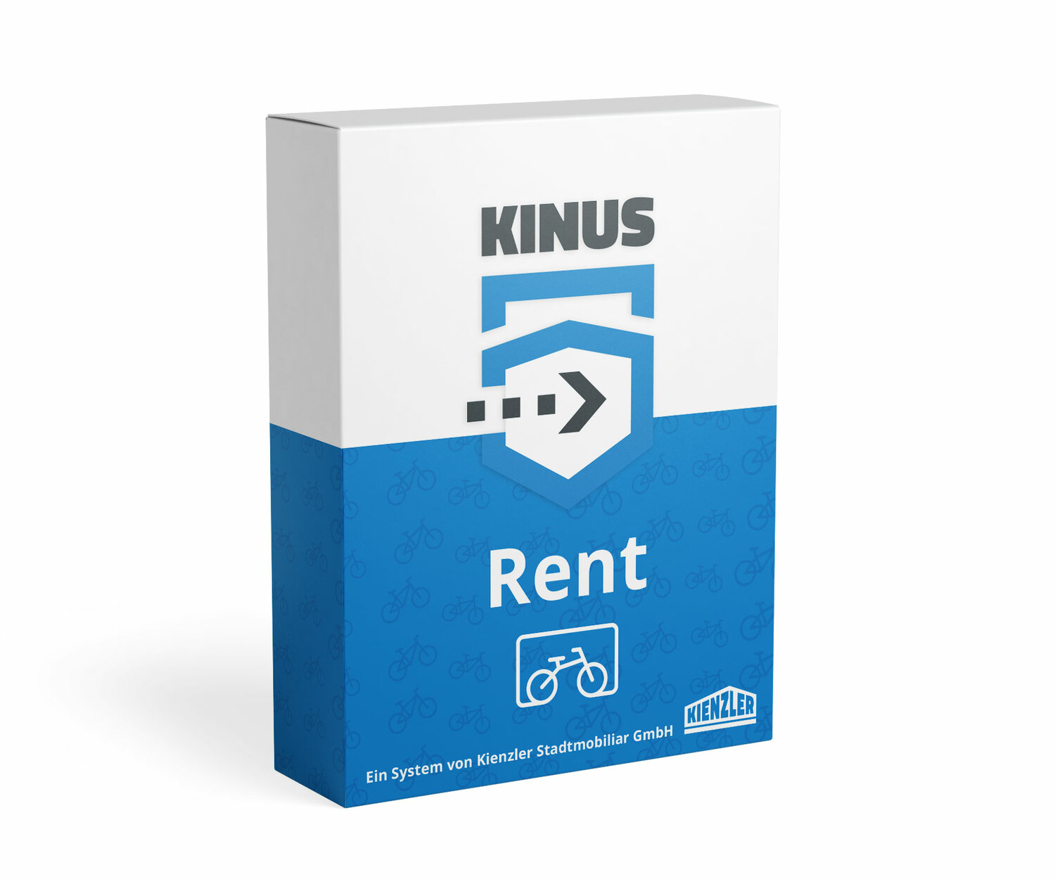 KINUS Rent – Pedelec- und Fahrradverleih Produktverpackung der Software KINUS Rent