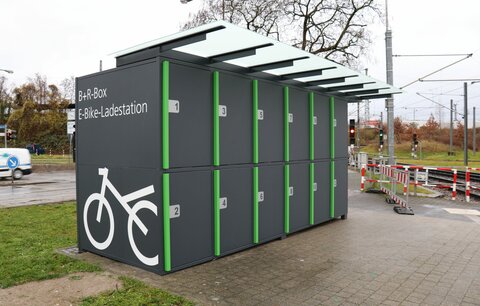 Kienzler Bike and Ride Box in Karlsruhe Kienzler Bike and Ride Box in Karlsruhe