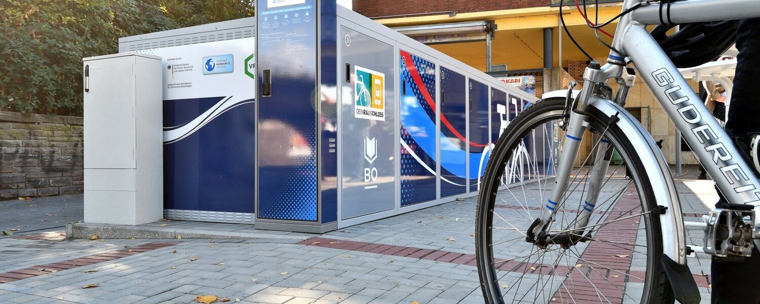 DeinRadschloss Fahrradboxen Bochum Hauptbahnhof Eröffnung