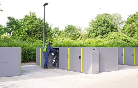 Bike and Ride Box von Kienzler Stadtmobiliar Bike and Ride Box von Kienzler Stadtmobiliar