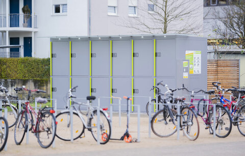 Bike and Ride Box von Kienzler Stadtmobiliar