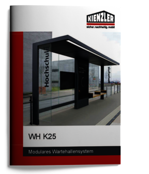 Deckblatt der Broschüre für Modulares Wartehallensystem K25