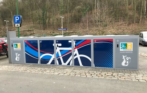 DeinRadschloss Fahrradboxen am Bahnhof in Ennepetal DeinRadschloss Fahrradboxen am Bahnhof in Ennepetal