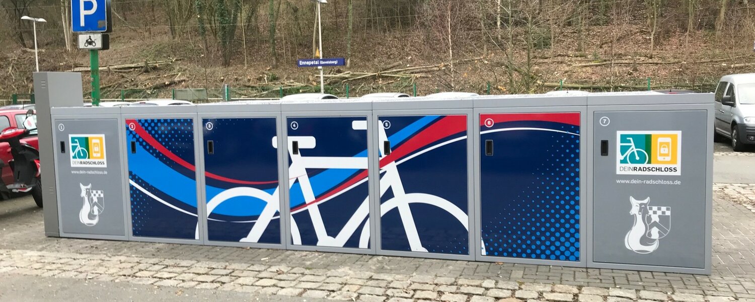 DeinRadschloss Fahrradboxen am Bahnhof in Ennepetal