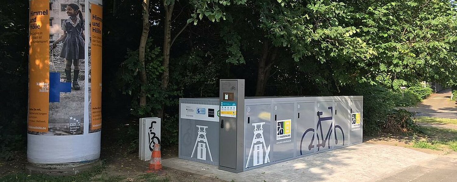 DeinRadschloss-Fahrradboxen in Essen Westbahnhof