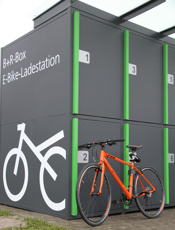 Kienzler Bike and Ride Box in Karlsruhe