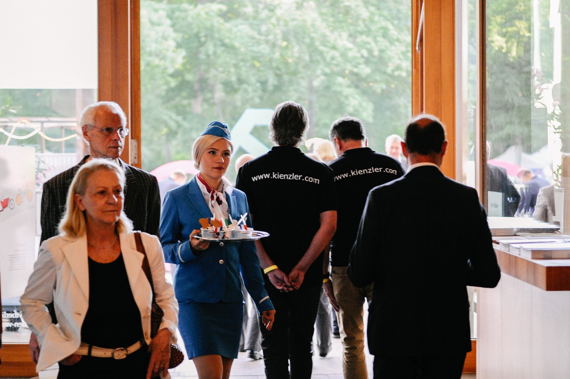 Unsere Mitarbeiter tummelten sich zeitweise auch auf der Party