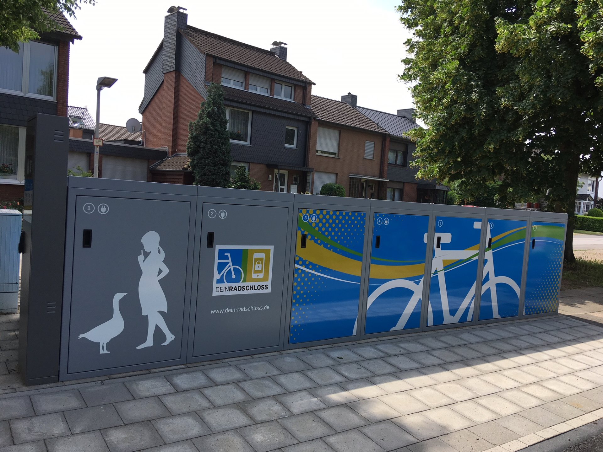 DeinRadschloss-Fahrradboxen Monheim am Rhein Opladener Straße