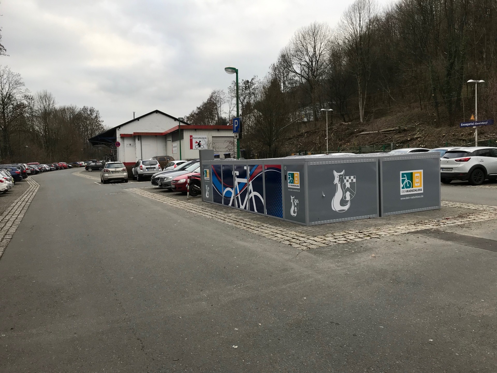 DeinRadschloss Fahrradboxen am Bahnhof in Ennepetal