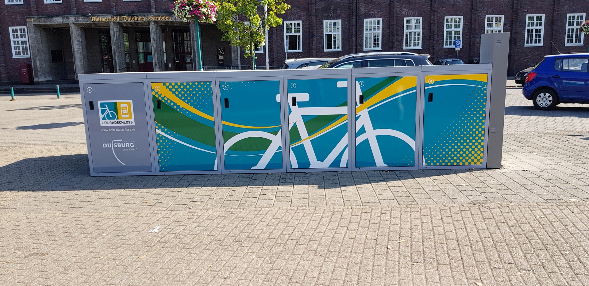 DeinRadschloss-Fahrradboxen in Duisburg Hamborn Rathaus