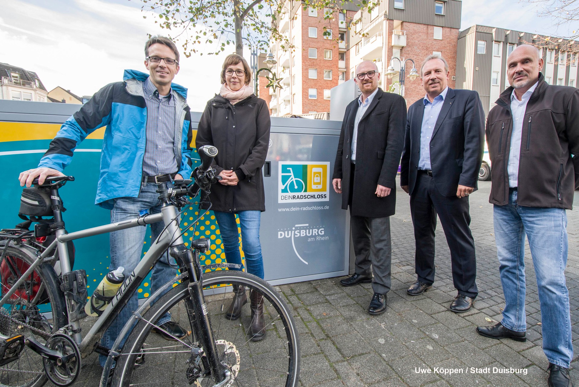 Eröffnung der DeinRadschloss-Fahrradboxen in Duisburg