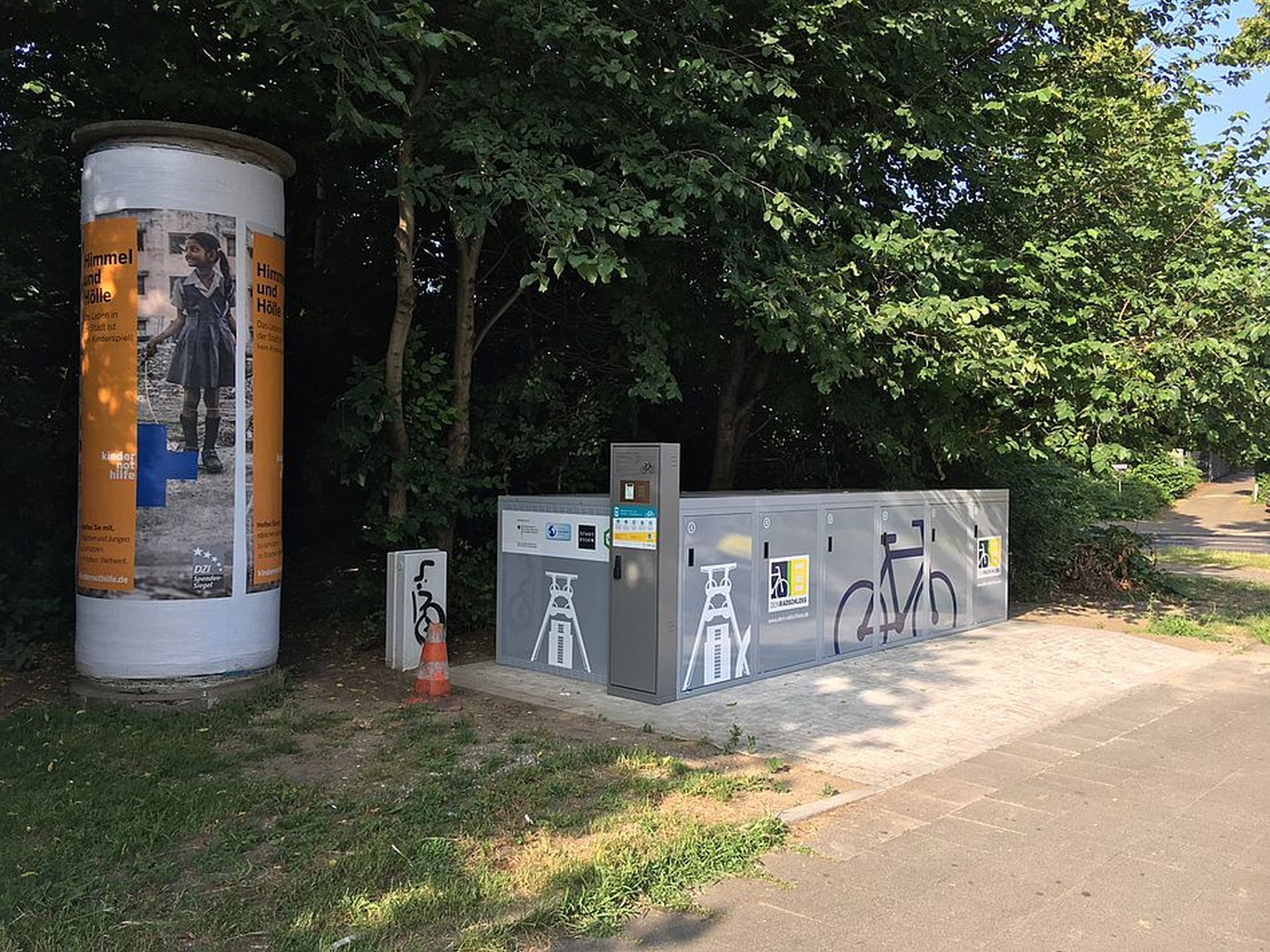 DeinRadschloss-Fahrradboxen in Essen Westbahnhof