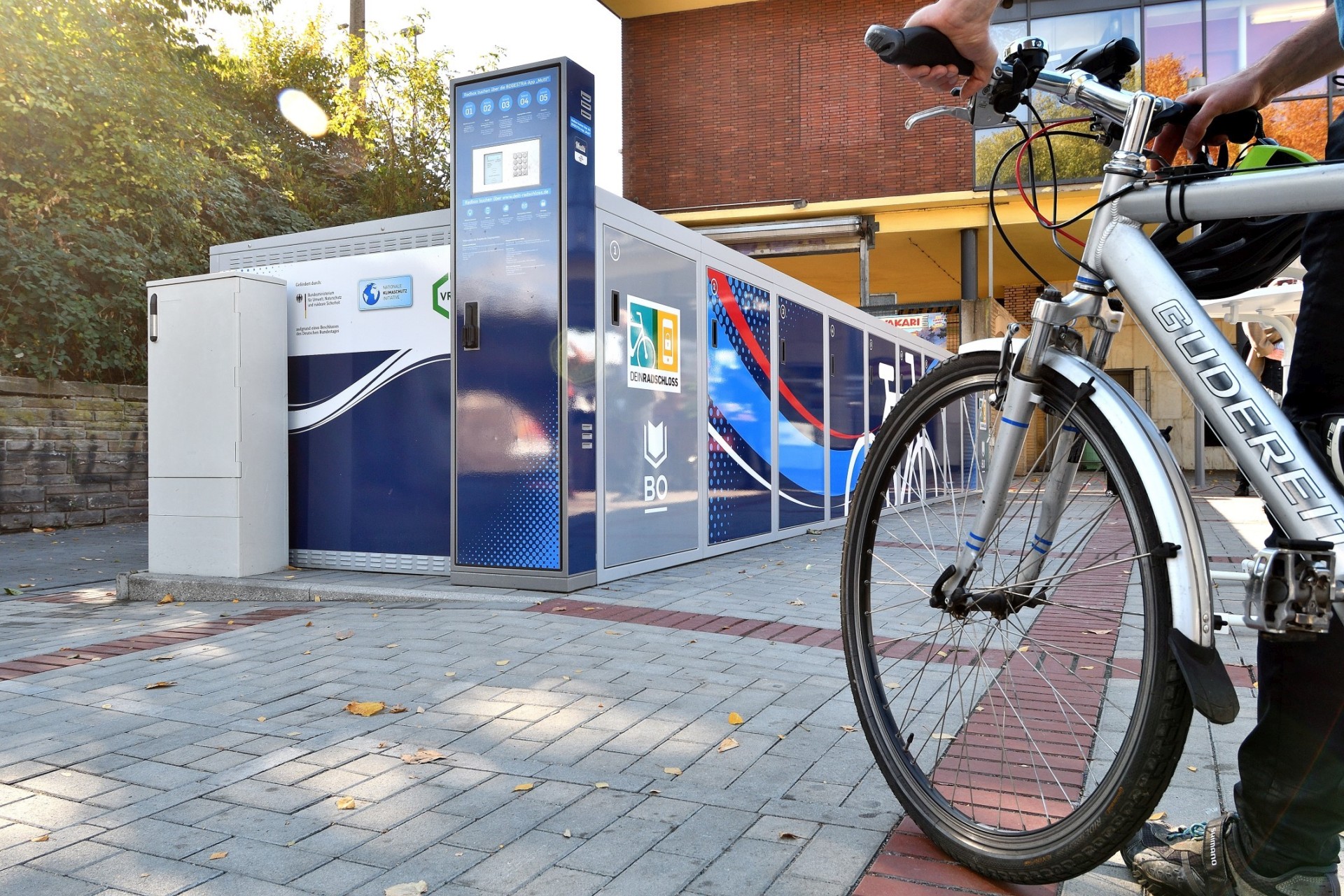 DeinRadschloss Fahrradboxen Bochum Hauptbahnhof Eröffnung