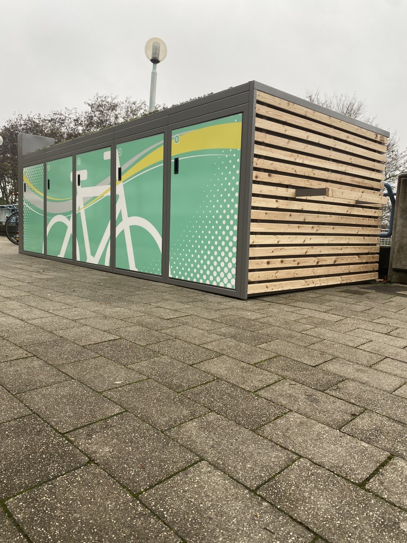 Musteranlage Fahrradboxen Oberhausen Bismarckviertel