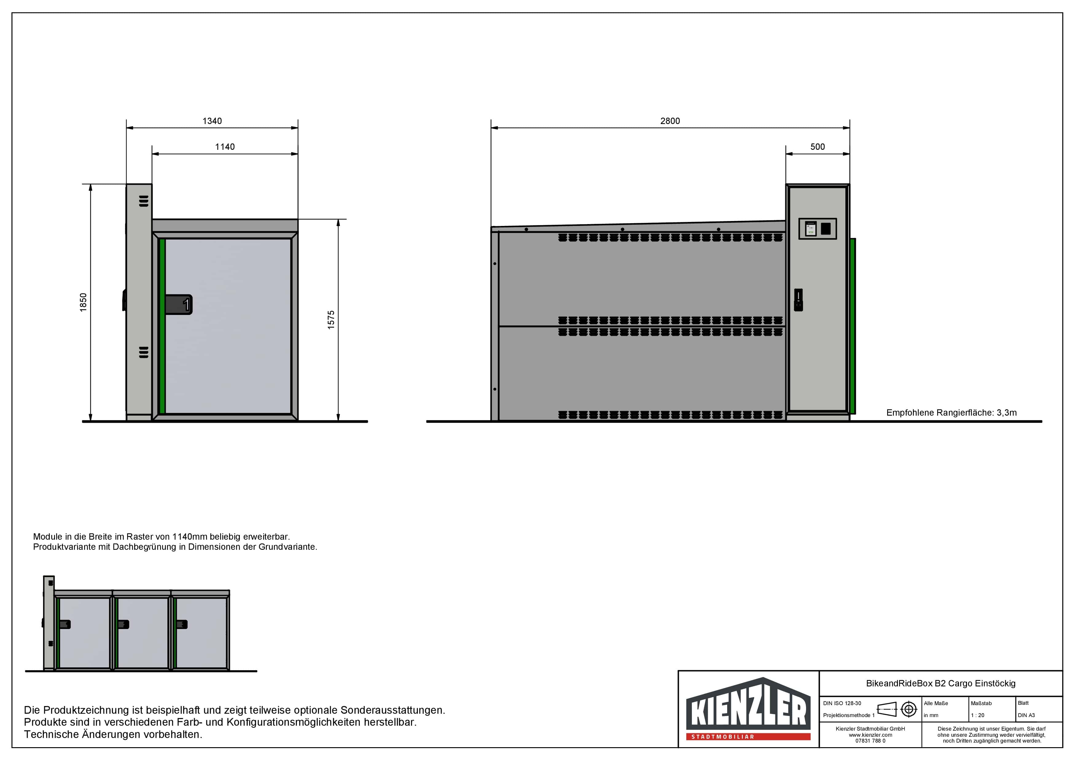 Innovative Bike & Ride Box B2 Cargo Kienzler