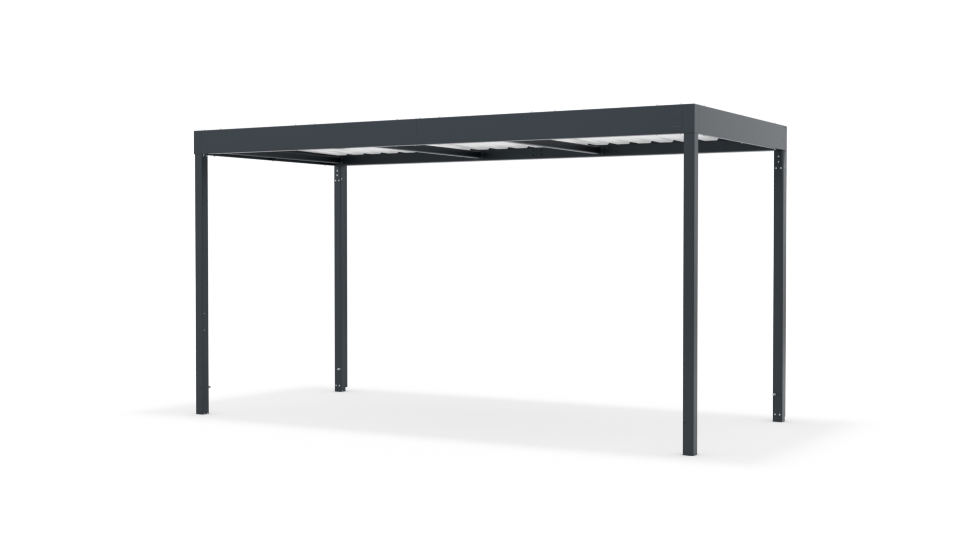 K27 Fahrradüberdachung Repono 5,65m