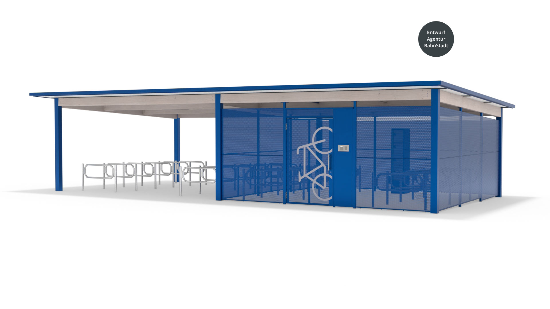 Fahrradsammelschließanlage K23 Arbor Anschlagtür