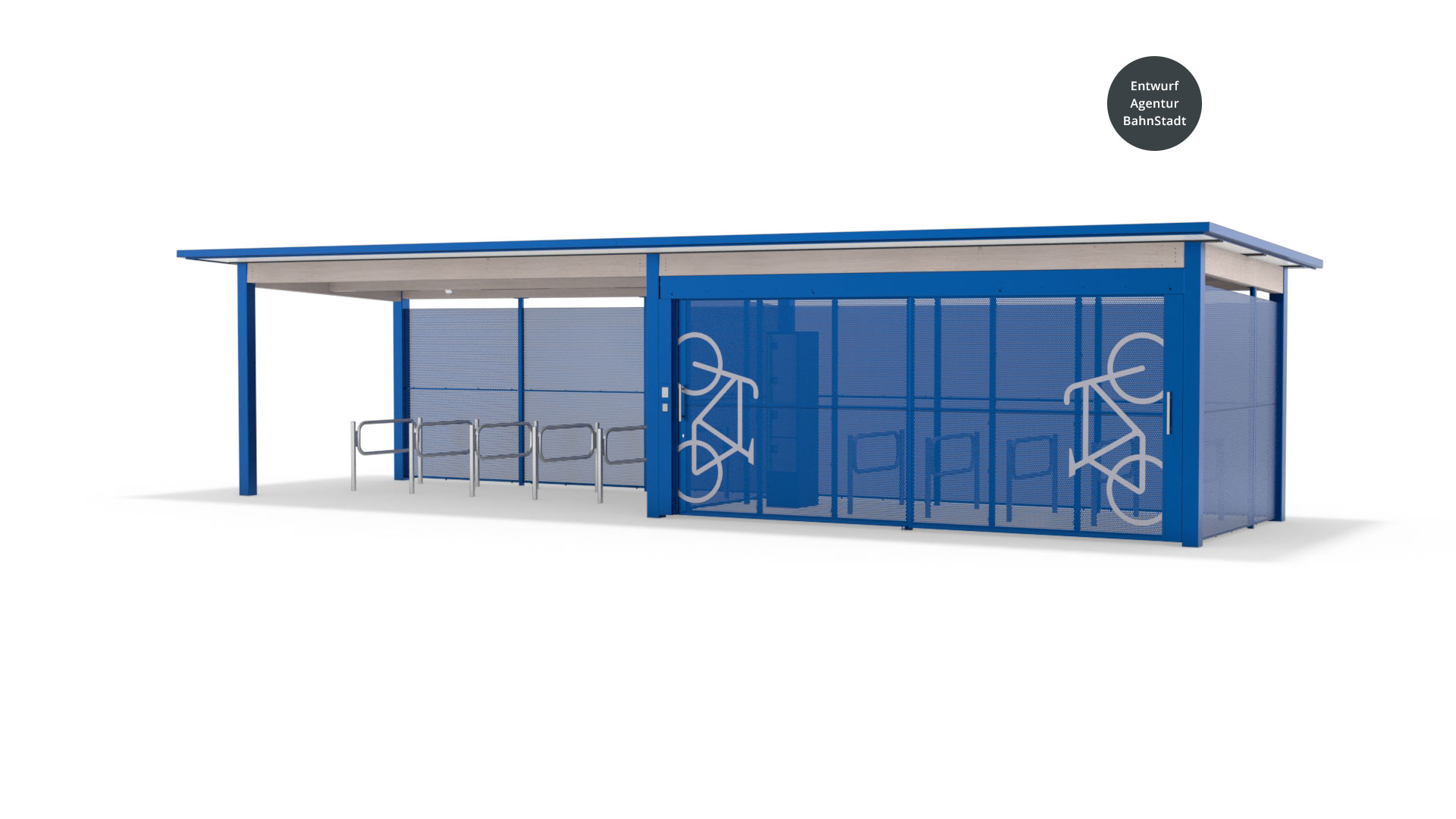 Fahrradsammelschließanlage K23 Arbor Schiebetür FÜD