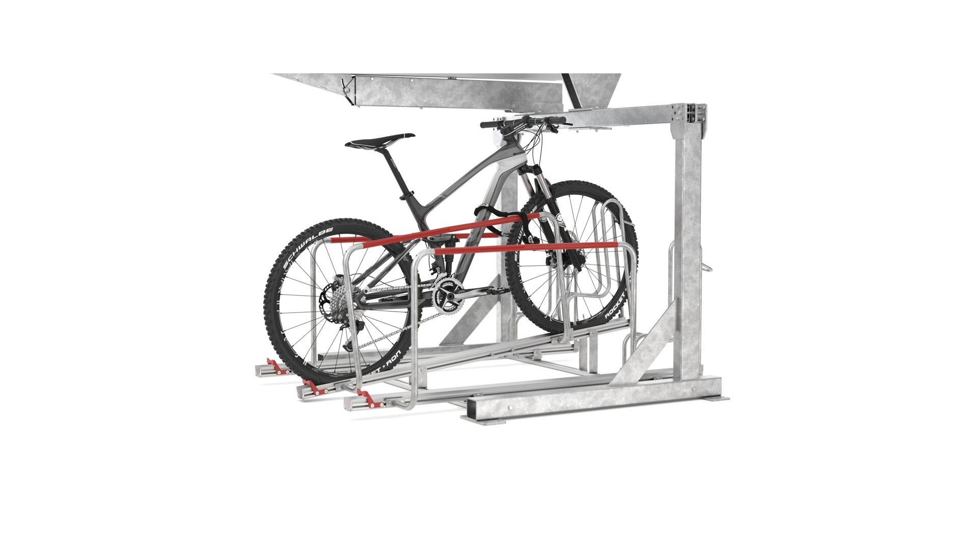 Fahrradparker Doppelstockparker