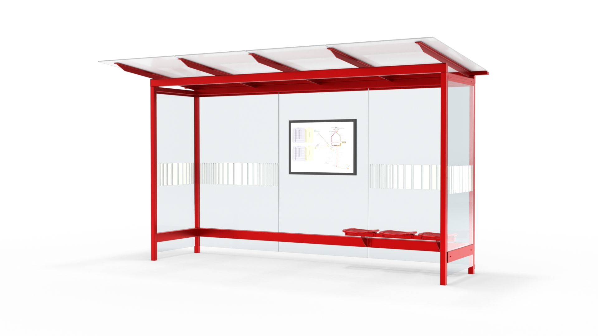 Fahrgastunterstand K16 Simplex