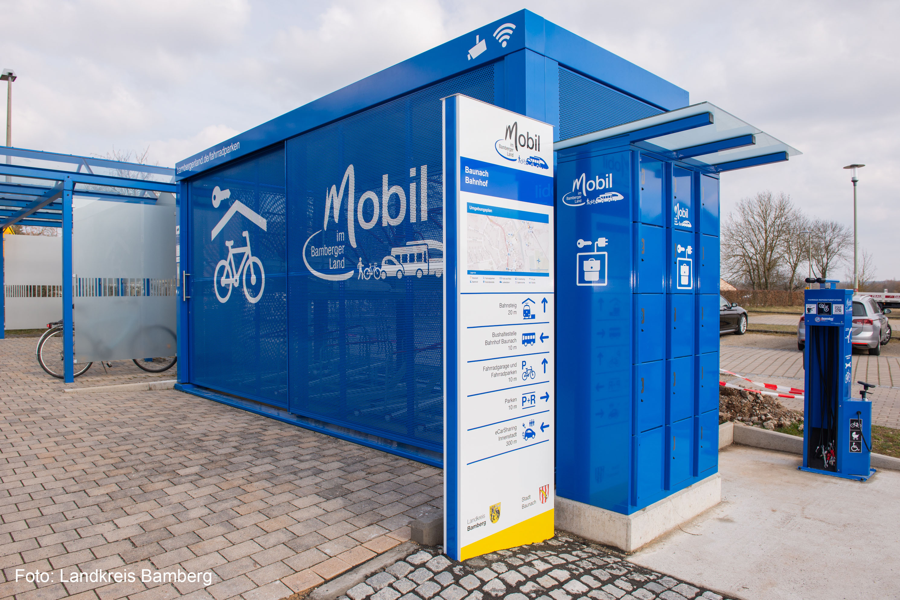 Fahrradparksystem Baunach Bahnhof