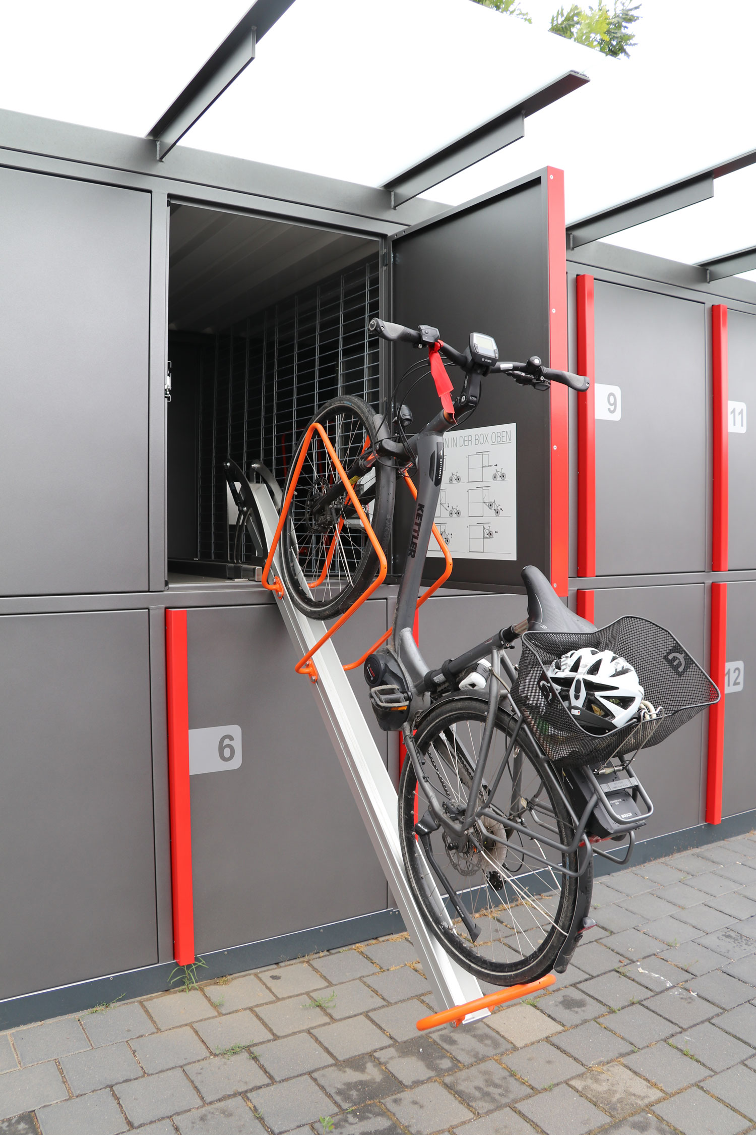 Bike and Ride Box von Kienzler Stadtmobiliar