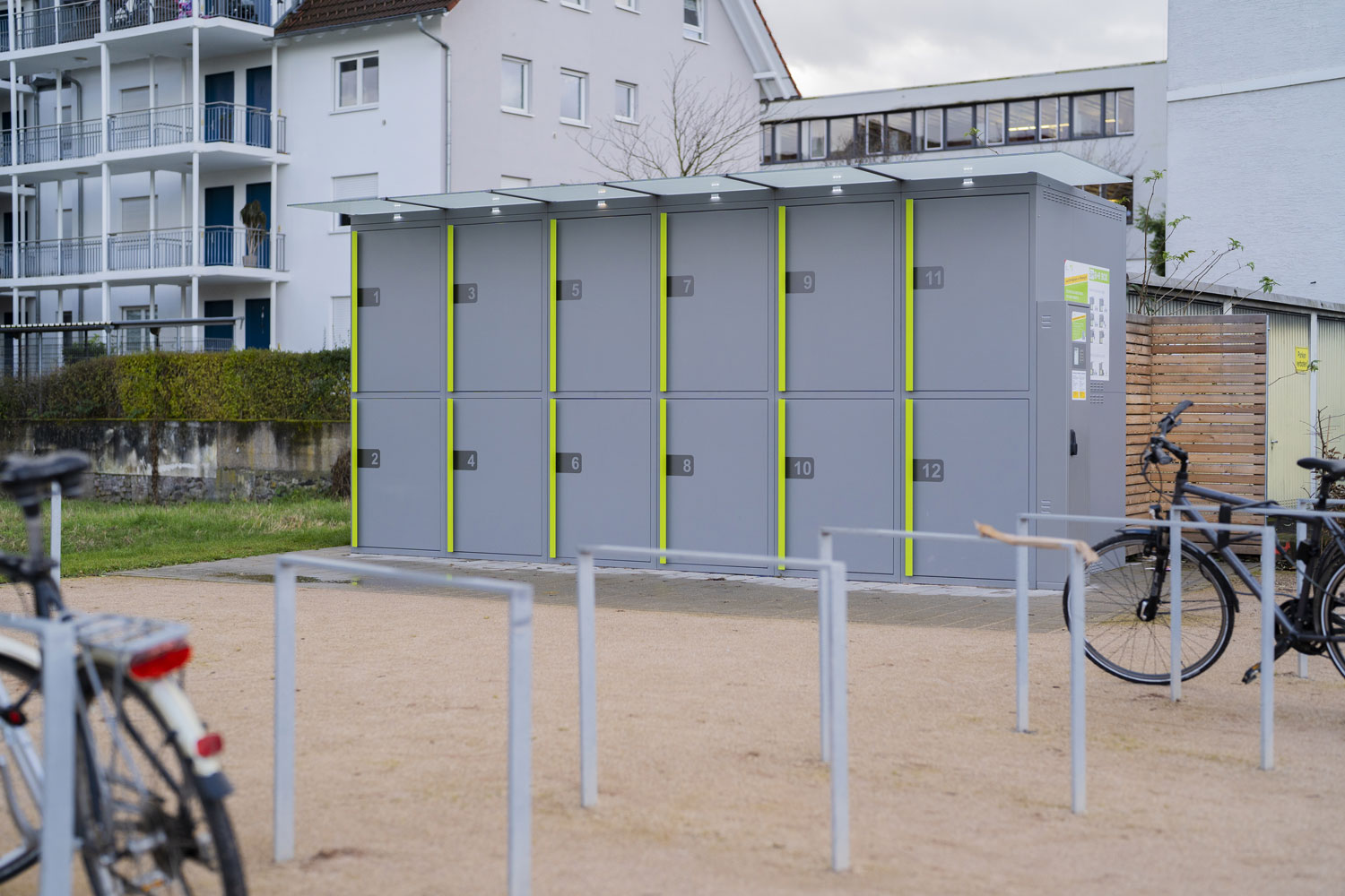 Bike and Ride Box von Kienzler Stadtmobiliar