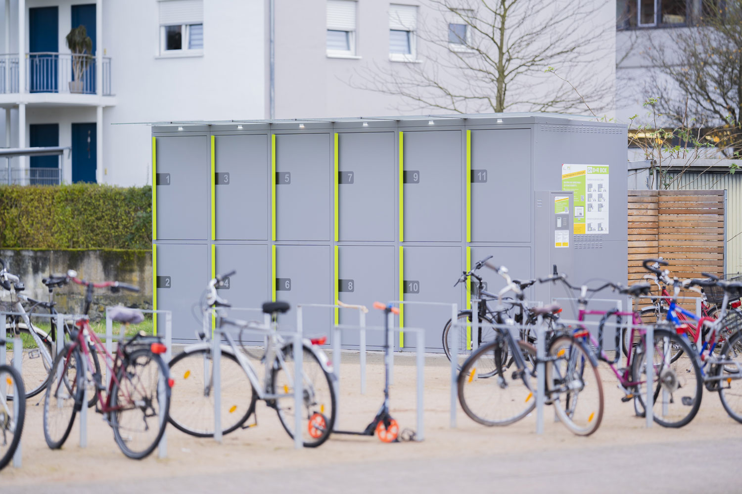 Bike and Ride Box von Kienzler Stadtmobiliar