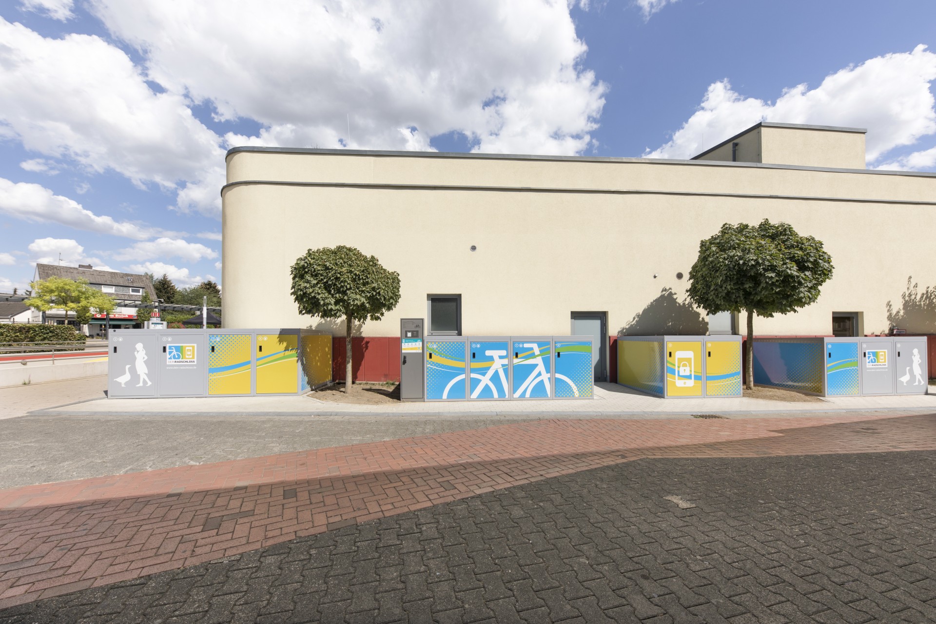 Fahrradboxen DeinRadschloss Monheim Busbahnhof