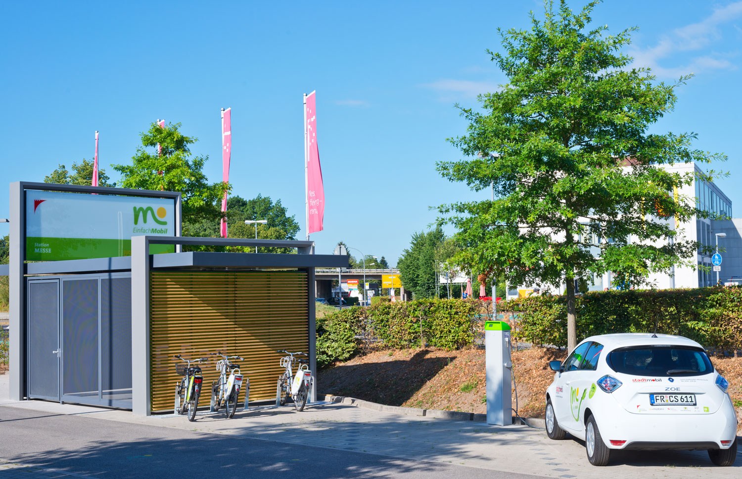 Mobilitätsstation Offenburg Messe