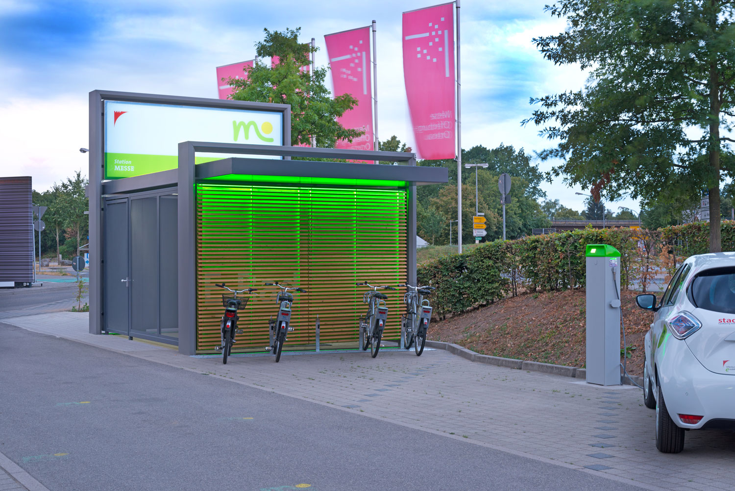 Mobilitätsstation Offenburg Messe