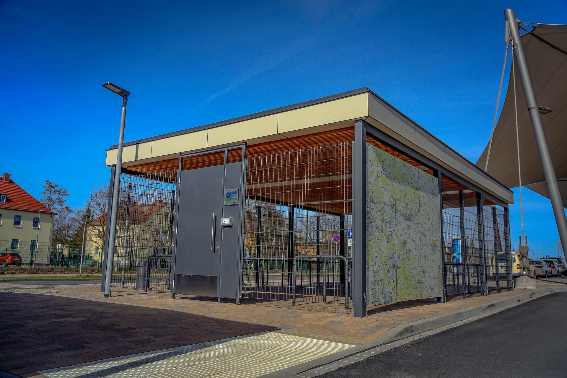 Fahrradparkplatz ZOB Wittenberg