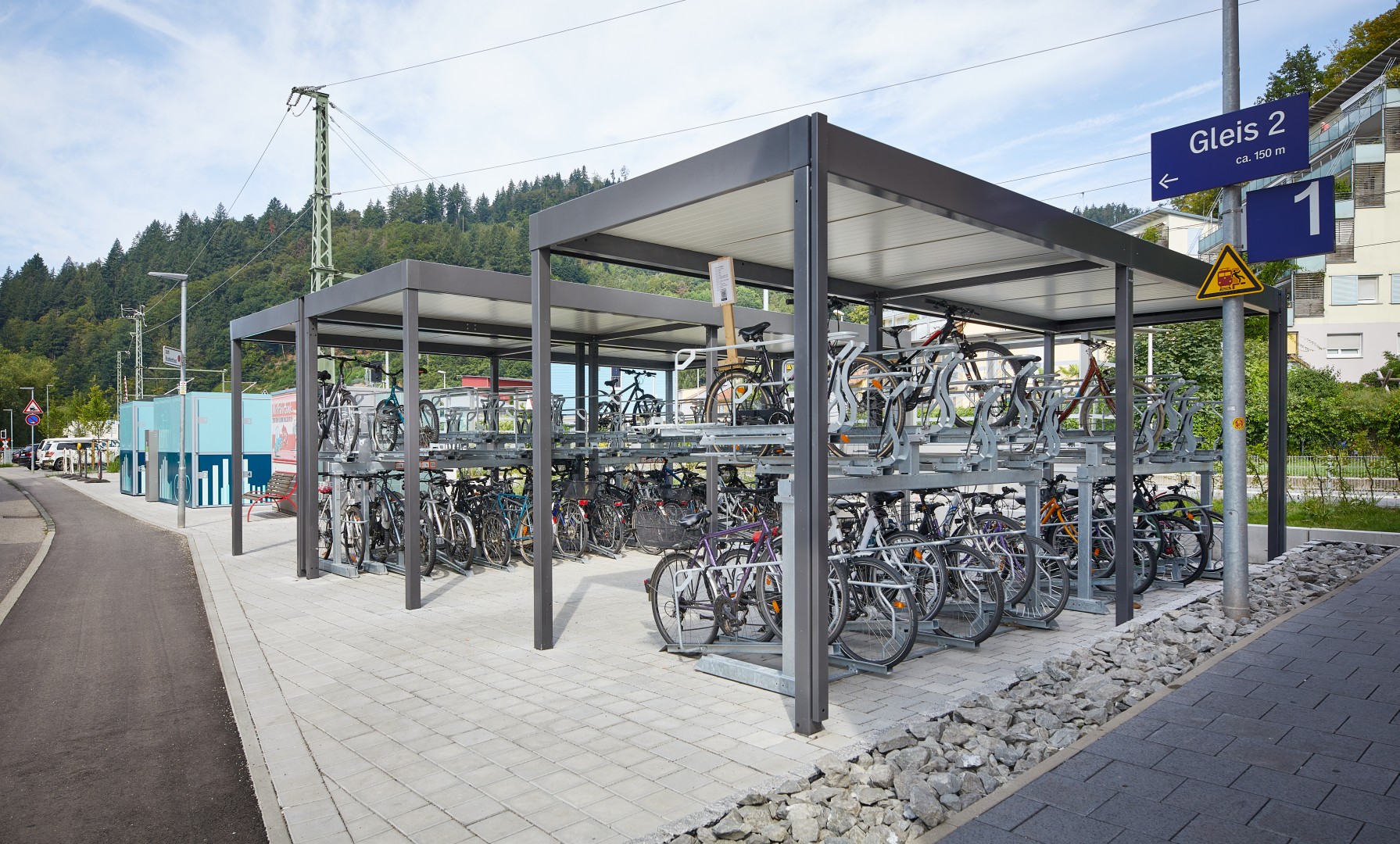 K27 Fahrradüberdachung von Kienzler Stadtmobiliar
