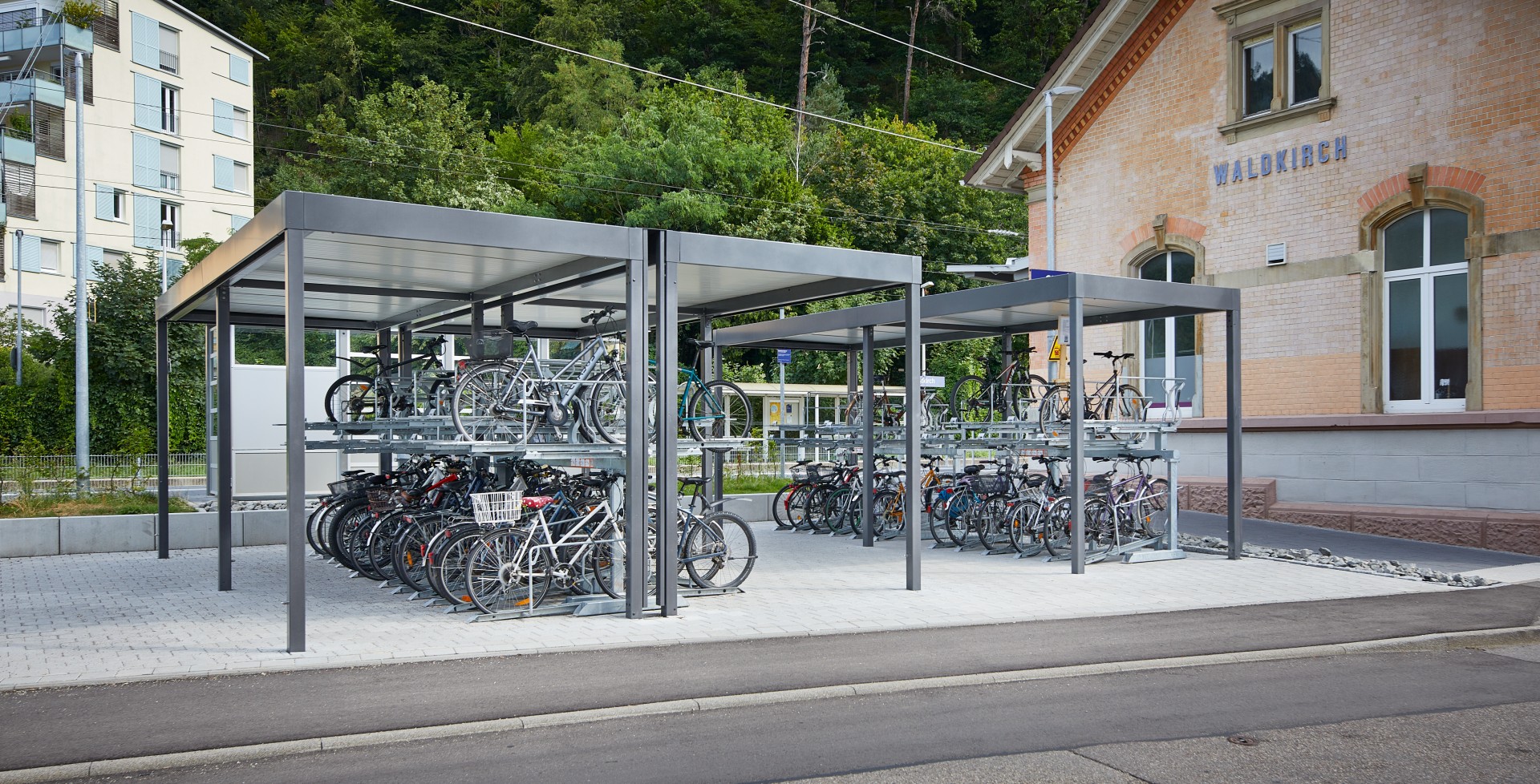 K27 Fahrradüberdachung von Kienzler Stadtmobiliar