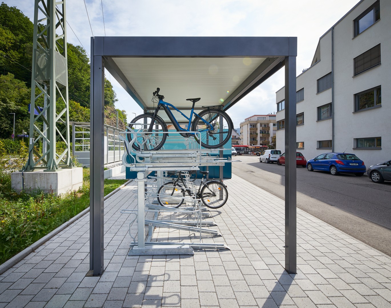 K27 Fahrradüberdachung von Kienzler Stadtmobiliar