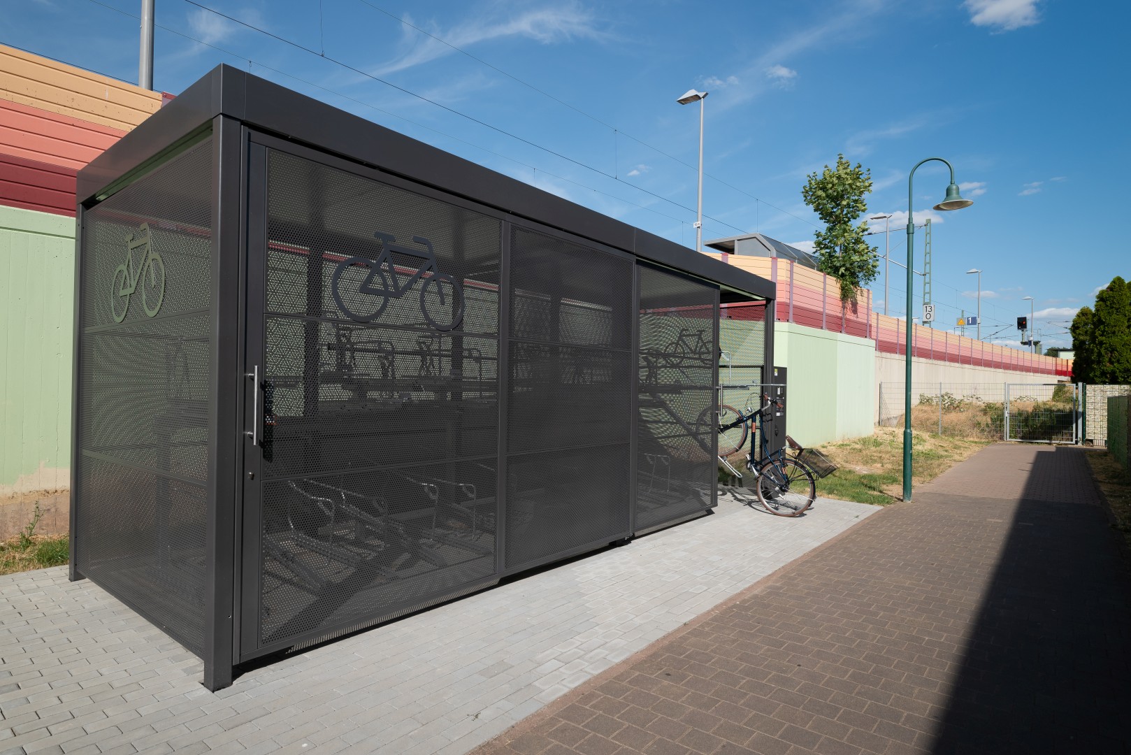 K27 Fahrrad-Sammelschließanlage von Kienzler Stadtmobiliar