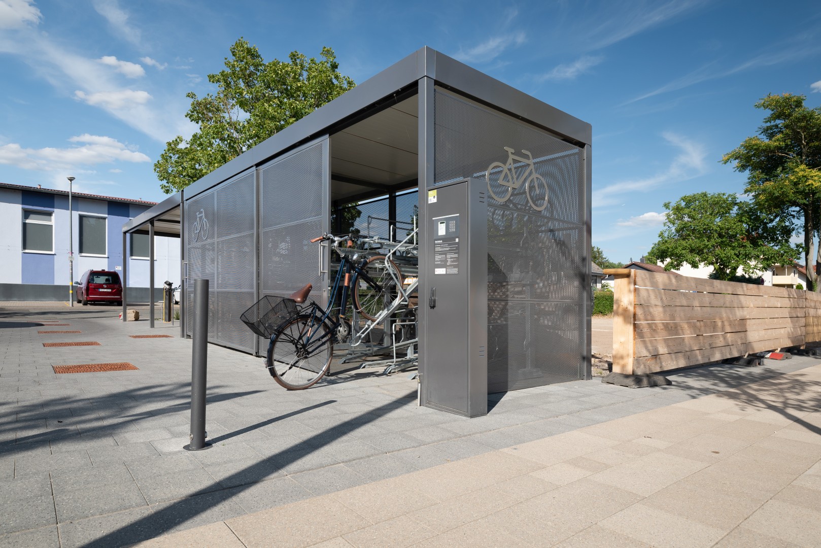 K27 Fahrrad-Sammelschließanlage von Kienzler Stadtmobiliar